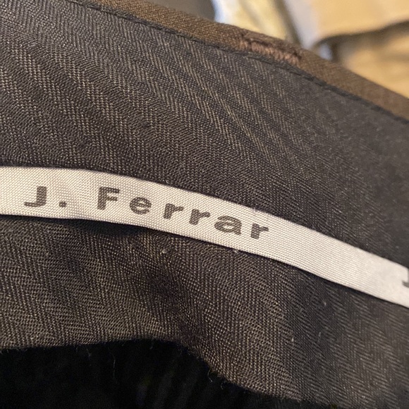 J. Ferrar brown slacks size. 36X30 with cuffed bottoms - Picture 4 of 4